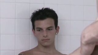 Insane twunks poke while hidden cam jocks jerk off rock hard