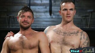 Torn guy flagellated during ultra-kinky restrain bondage