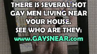 2 faggot acquaintance help each other spunk