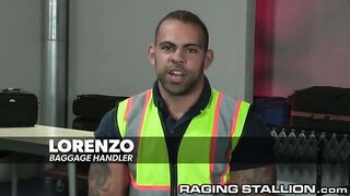 2 Fetish Baggage Claimers Find Fucktoys In Suitcase & USE THEM!