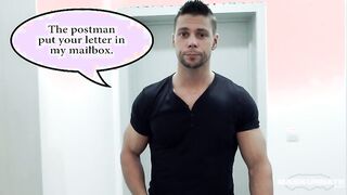 Gay-For-Pay European Dad Faps four U While Wifey Waits Downstairs