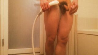 Watch Withremon's hairy body take a massive cumshot after being anally satisfied by a big dicked stud