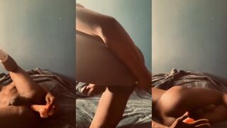 Jawny Brinks goes wild with a BBC and a stick in hot solo action