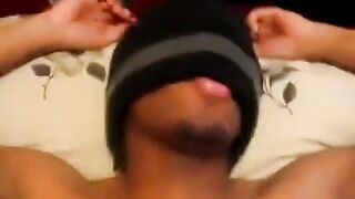 Horny dude takes on a massive black cock in his ass while his son watches in awe