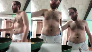 Wake up to the steamy morning with breakfast included in this hot POV video with a hung dude