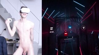 Watch PuppyDavey's massive cock tease and toy with Strike Saber's body in hot HD action!