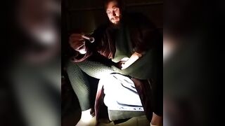 Cox Cummin's solo play with his big dong will make you drool with lust