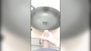 Oz_cock82 moans in pleasure as he creams in the shower solo