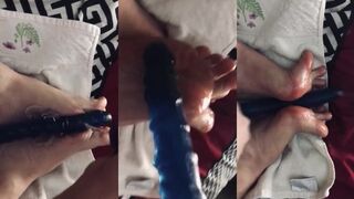 Soles & Fake Penis get wet and wild with dildos & lubes