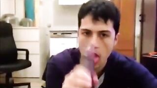 Hairy dude savors big black cock in amateur interracial video