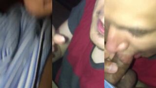 Step-Pleasing Appetizing Diminutive Wood gets a juicy hairy handjob from his horny step-dad!