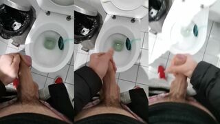 Watch Spycam Nutting give a public handjob to a hung dude in the office