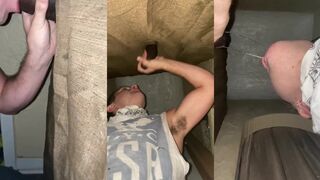 Watch this hairy pornstar Calvin Banks take a huge black cock in his mouth & twat until it explodes