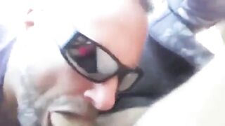 I get a hot load on my face after my man blows me in the car and licks it all up
