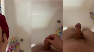 NicolasVonnegut gets off on washing his man sausage with soapy goodness