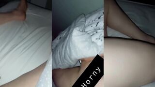 Naughty nudist gets bare on couch and in bed with his toys