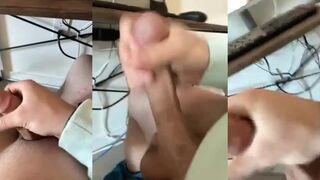 Elon Gatez strokes a massive dick in POV action with a cumshot on his big fat ass