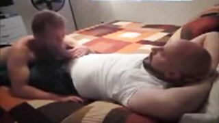 Amateur guy with hairy body gets wild with big dicks & cumshots