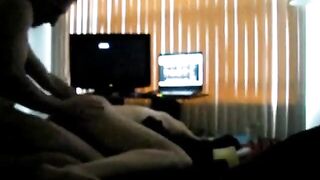 Hairy, bareback daddy gets his big dick slammed hard