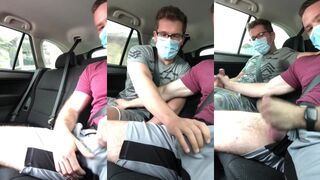 Jayson Parker caught in the act & ready to ride - a wild ride with a big hairy cumshot finish