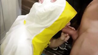 Gayslavefag deepthroats & fucks hard in HD