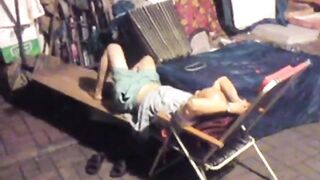 Watch this straight dude spy on a homeless guy & give him a blowjob like a pro!