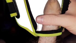 Eviltwinks can't resist Fleshlight & takes a hot load in his mouth