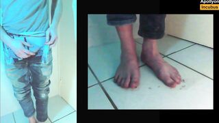 Apollyon_Incubus finally urinates on himself - a steamy solo session with a cute French boy