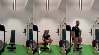 Julius-25 enjoys a hot workout and a hot load of cum