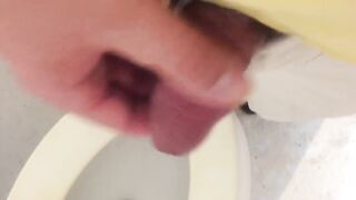 94bronze tries to Wank in the Park shower, but gets interrupted by a big hairy guy's cumshot