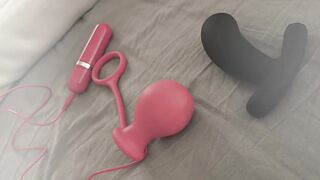 Penetr8me's solo anal adventure with toys and cumshots