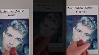Cumtribute to Maxi Goertz (str8 friend)