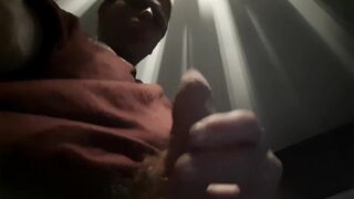 EvilTwinks drips cum on his snowman sausage while getting a wet public pounding