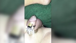 Watch this hung dude dominate and humiliate his cuckold girlfriend in hotgirl confession Caged
