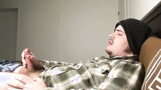 Masculine Jerk Off Instructions! Vocal Squealing Boy Lingering Nutting, can you keep Up?