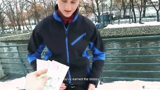 Czech Hunter 417: Fit dude goes wild with rimjob & anal outdoors