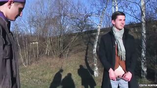 Czech Hunter 408: A wild reality show with a big cock, bareback ass fucking, and a lot of doggy-style action!