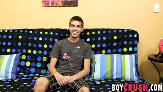 Max Morgan's big cock strokes before Onanism Money-shot - A young stud's solo jerk off adventure!