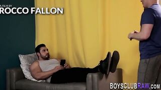 Homosexual grizzlies 3way sans a condom